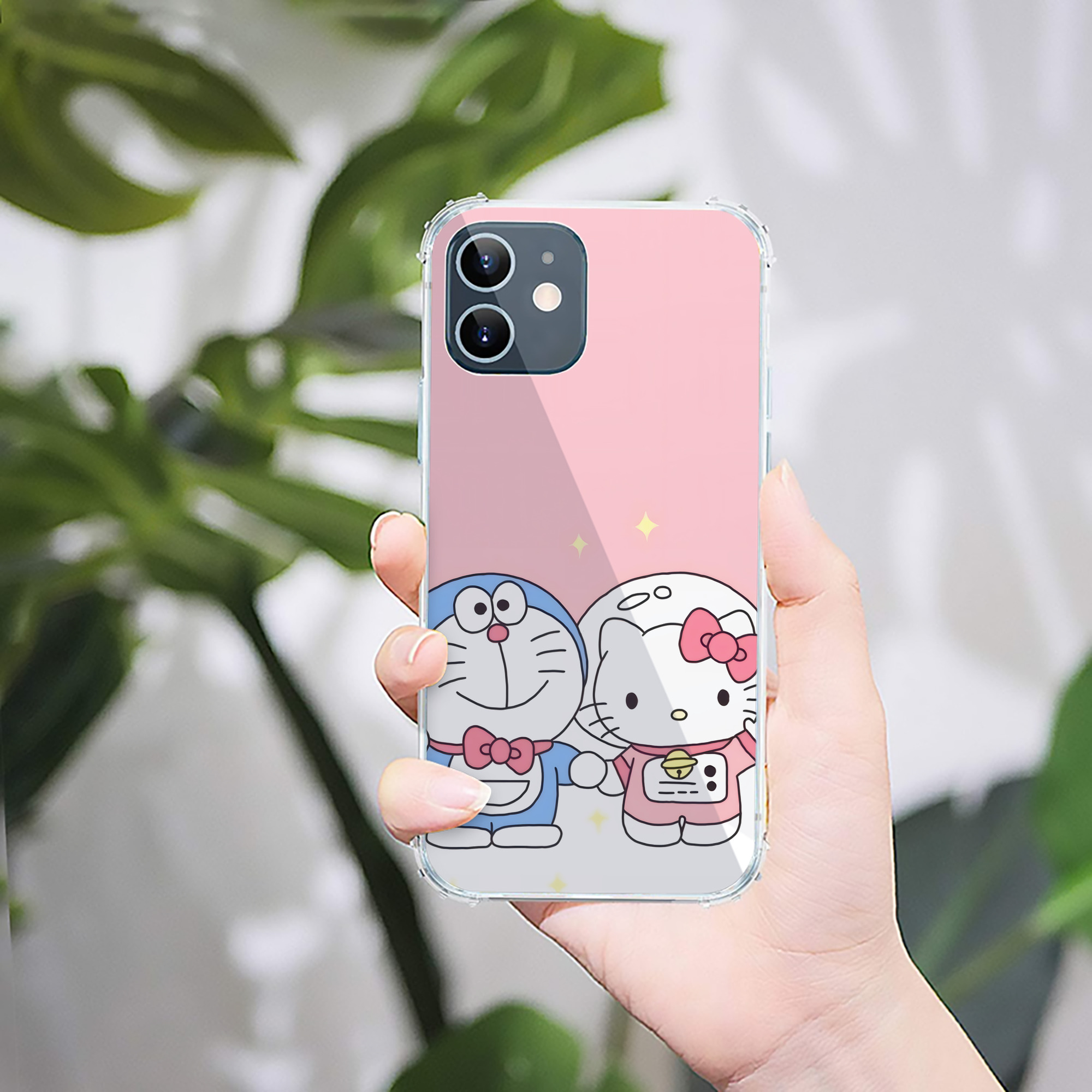 （画像用） ドラえもん Doraemon 【iPhone 12シリーズ対応】透明スマホケース（クリアソフトケース）
